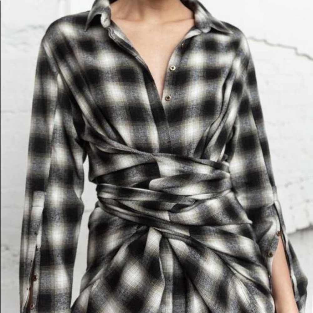 Nicholas K Dress Shirt Flannel S
